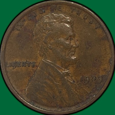 1909 Lincoln Wheat Cent Choice Extremely Fine XF+ Coin #39616