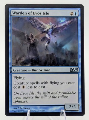 Warden of Evos Isle | MTG Magic 2014 | EDH Staple Flyers Tribal | LP 