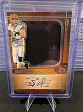 Panini 2025 Silhouette Brady Quinn #SA-BQN Silhouettes Auto Patch /199 Browns 