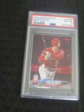 2018 Topps Update Mini Pink #US189 Shohei Ohtani Rookie 23/25 PSA8  
