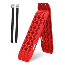 Recovery Traction Tracks for Sand Snow Mud, Recovery Traction Boards Red Strap