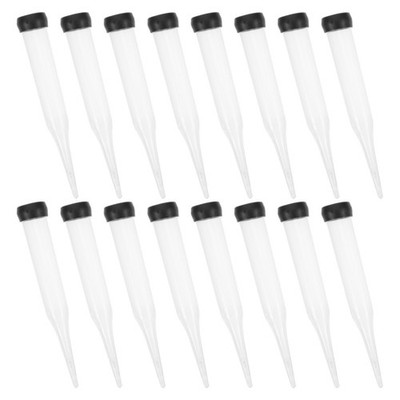 50 Pcs Spritzen 5ml Blumen Wasserröhrchen Mit Kappen Floristenbedarf