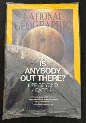 National Geographic Magazine July 2014 Life Beyond Earth Sealed New