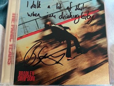 Bradley Simpson Signed - The Panic Years CD (Signed & Personalised 2) The Vamps