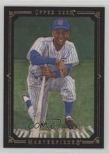 2008 Upper Deck Masterpieces Black Paper Framed Ernie Banks #96 HOF 2k3