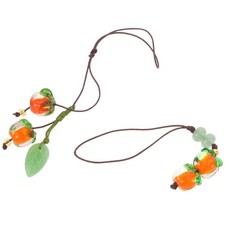 2 Pcs Phone Charm Lanyard Chain Strap Mobile Decorative Beaded Charms