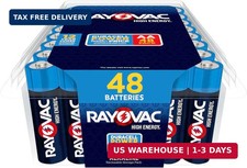 Rayovac High Energy AA Batteries 48 Pack , Alkaline Double AA Battery