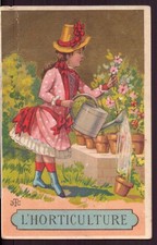 Chromo " Maison Logeais " L'Horticulture