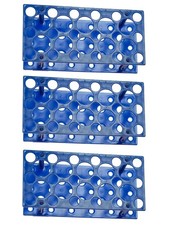 3 PCS Light Blue 28 Well Centrifuge Tube Rack, 10ml, 15ml, 50ml, Holder