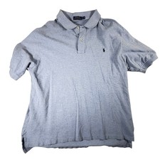 Polo Ralph Lauren Polo Shirt Mens 2XB Blue Good Short Sleeve Logo Big  Tall