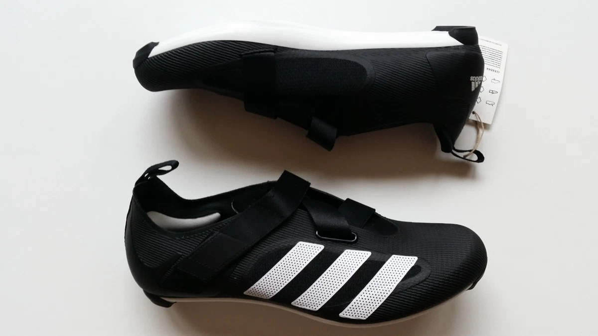 Vintage Adidas Road Cycling Shoes Mens 10.5 Black Red‎ 3 Strap Clipless Adidas The Gravel Cycling Shoes Orange Purple Black Clipless  main image 2
