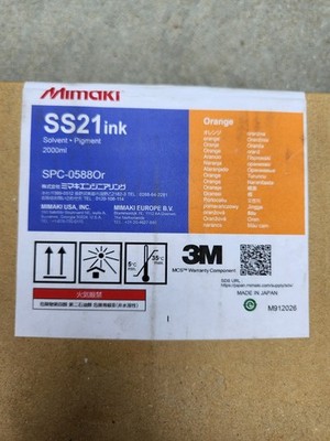 Mimaki SS21 Solvent Pigment Ink Orange SPC-0588Or 2000ml Exp 2027