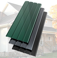 MONDEER 12 PCS Corrugated Roof Sheets Profile Galvanized Metal Carport 6.2m²