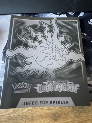 Pokémon TCG Infos für Spieler Heft   Mega-Entwicklung Dunkelnacht, Deutsch