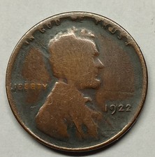 1922 No  D  Lincoln Wheat cent