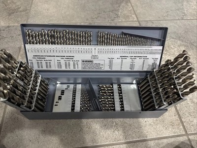 CHICAGO-LATROBE 46650 Jobber Drill Set 115 pc,HSS Style 550 New