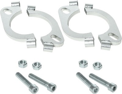 2.35 inch Split Flange Repair Kit, 2 Bolt 2.35''/60mm Exhaust Flange Flat Oval Sp