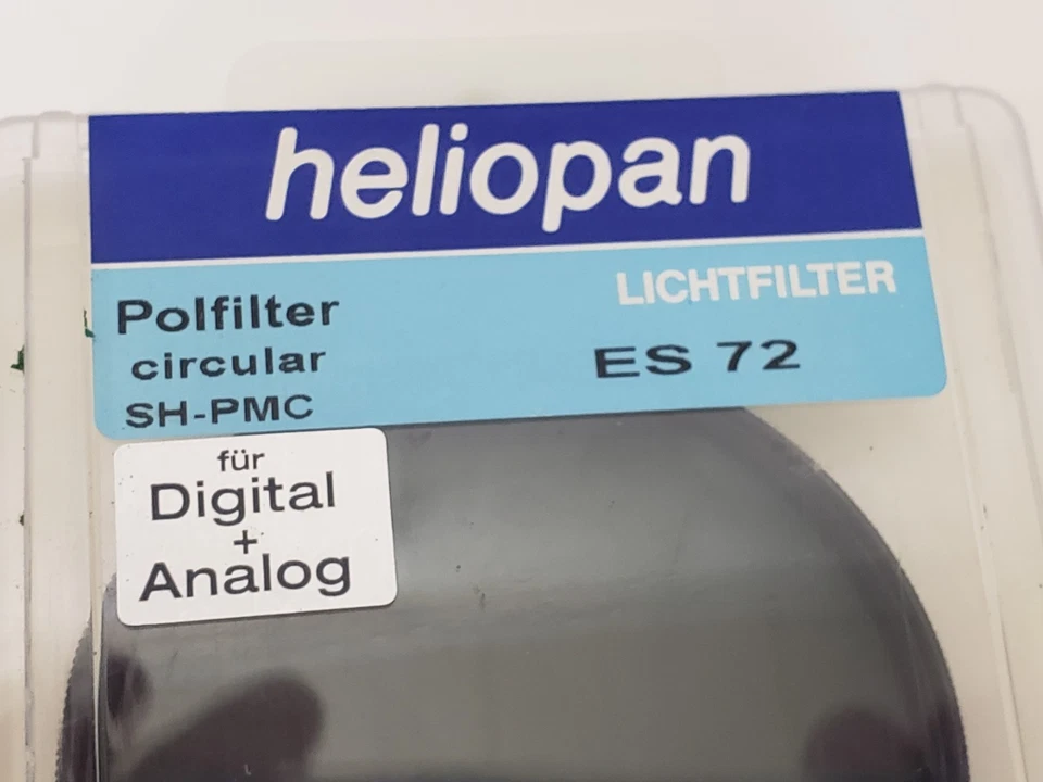 HELIOPAN ES72 72MM CIRCULAR POLARIZING - SH-PMC - 2.5X FILTER IN JEWEL CASE - Image 2 of 4