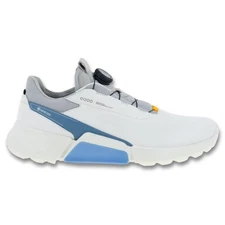 ECCO Men BIOM H4 BOA Spikeless Golf Shoes White/Retro Blue - SS23 NEW