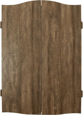 MI Sports Brown Dartboard Cabinet for Arachnid 15.5  Cricketpro Models