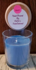 $$Save $3.00 Hand Poured 6 oz Candle In Heavy Glass Jar