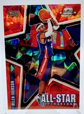 2020 Contenders Optic All-Star Aspirations Red Cracked Ice Prizm Allen Iverson