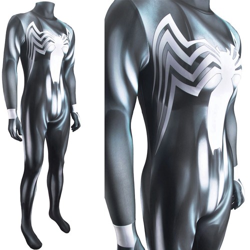 Weiblicher Venom Overall Spinne Mädchen Body Cosplay Kostüm Erwachsene Kinder Halloween - Bild 6 von 8