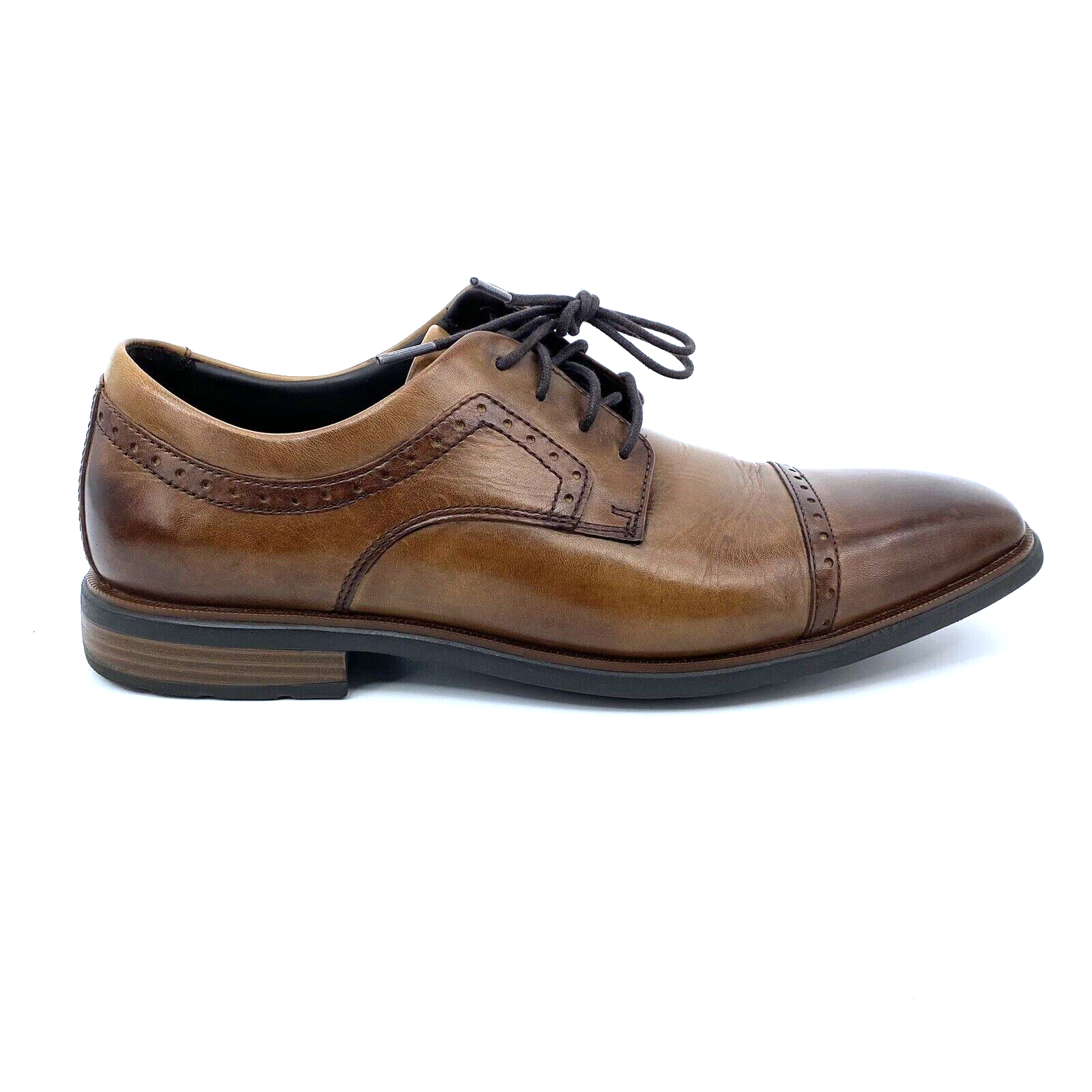 SAOLA Scarpe da derby abito da uomo 9 M DresSports by Rockport marrone pelle Farrow CH5532