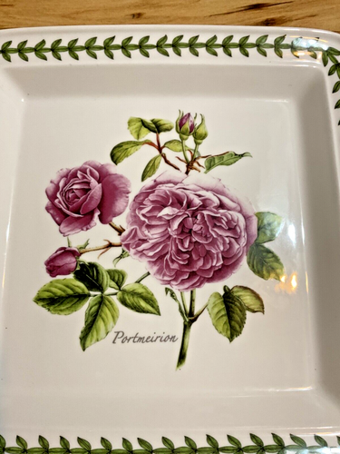2 Portmeirion Floral Square Platters - Picture 2 of 4