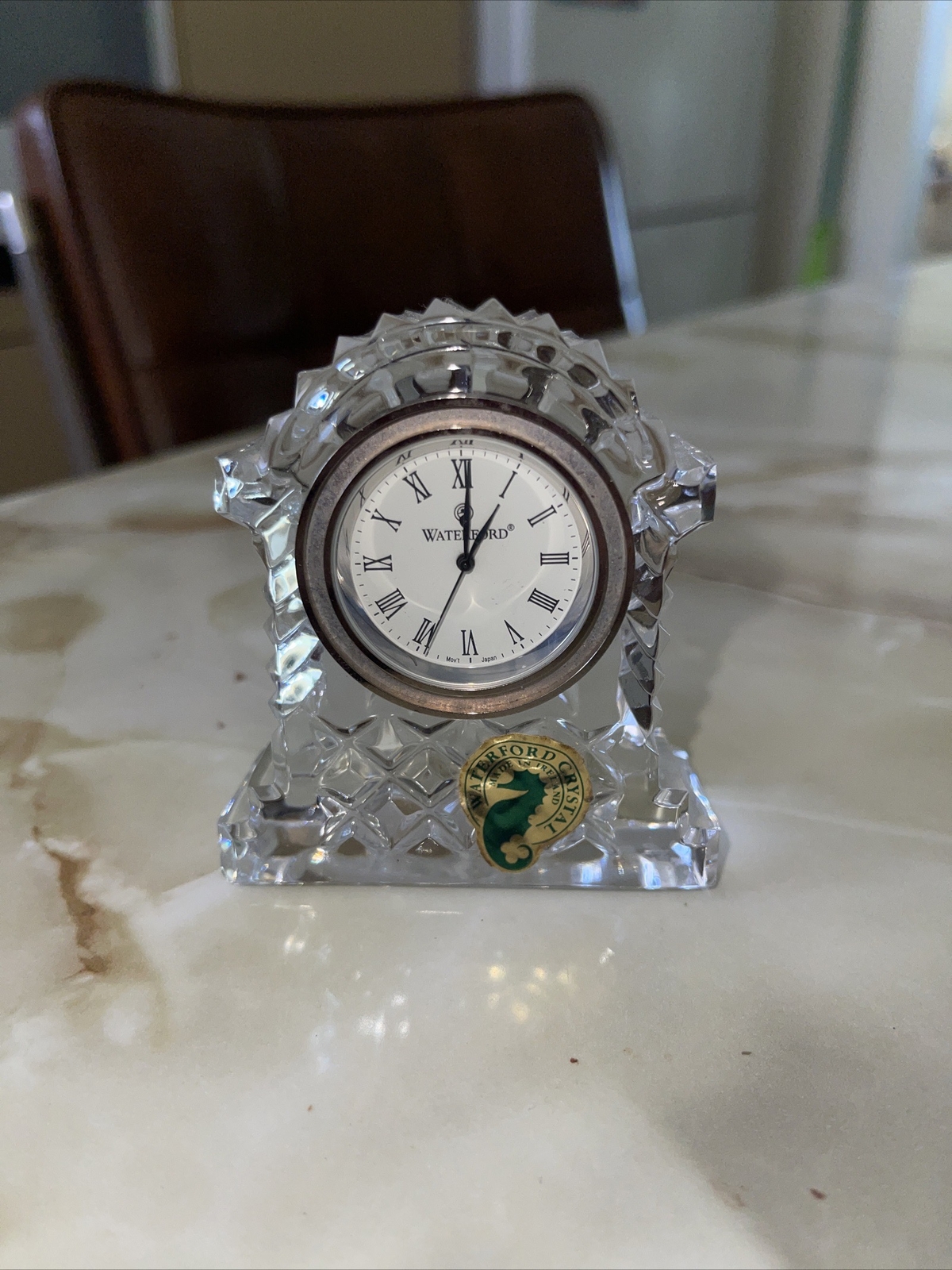 Waterford Crystal Desk Clock Needs A New Battery Otherwise Excellent eBay