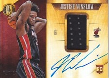 JUSTISE WINSLOW 2015-16 GOLD STANDARD ROOKIE AUTO JERSEY /199