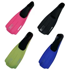 Promate Snorkeling Fins, Full Foot Fins, Black, Size 11-13