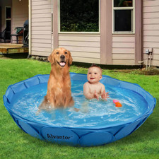 Portable Foldable Hard Plastic Indoor Outdoor Dog Cat Bathtub Swimming Pool
