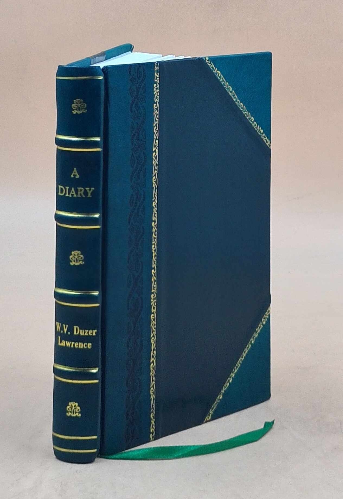 Victorian Leather-Bound Diary and Memoirs of [Name] – Life and Times
