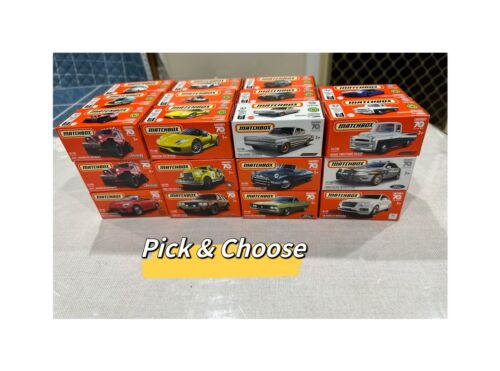 MATCHBOX POWER GRABS 2023-2024 Include 70th ANNIVERSARY 1:64 Metal Toy CARS-Pick - Photo 1/154