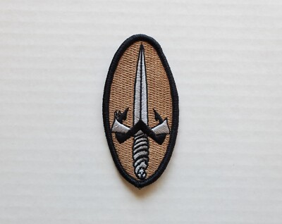 Microtech Knives Marfione Tan Dagger Logo Morale Patch New Embroidered