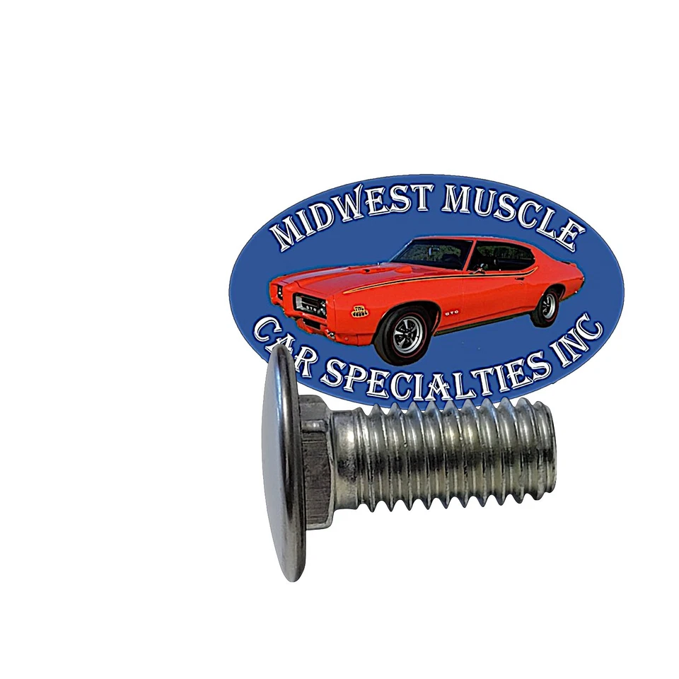 Pernos de parachoques GM Camaro Firebird GTO 442 Chevelle Cutlass Skylark GSX 442 4 piezas MG Foto 2 de 4