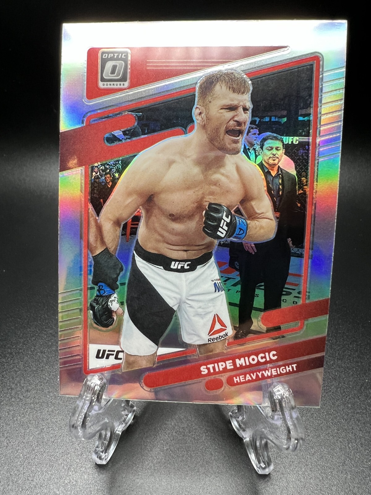 2022 Panini Donruss Optic UFC Silver Prizm #50 Stipe Miocic