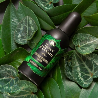 TREASURES OF THE EAST Perfume Kashmir Sandal & Fresh Vetiver Bursting 100ml