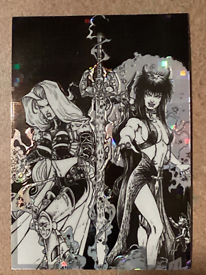1997 LADY DEATH Series 4 IV Wicked Ways Chromium FRACTAL 1997 LADY DEATH Series 4 IV Wicked Ways Chromium FRACTAL