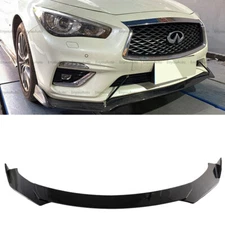 For Infiniti QX30 QX50 QX55 QX60 QX80 Front Bumper Lip Spoiler Splitter Black