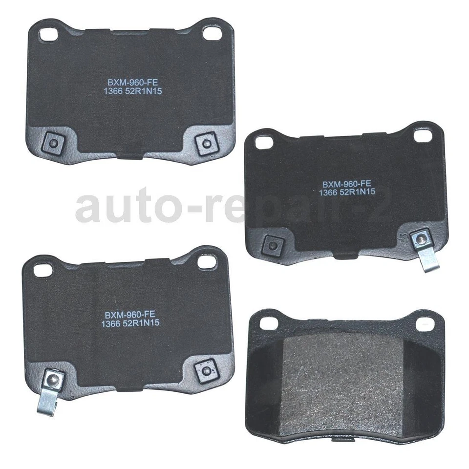 For 2008~2014 Lexus IS F STOP BY BENDIX Front Rear Disc Brake Pad Set - Image 3 of 4