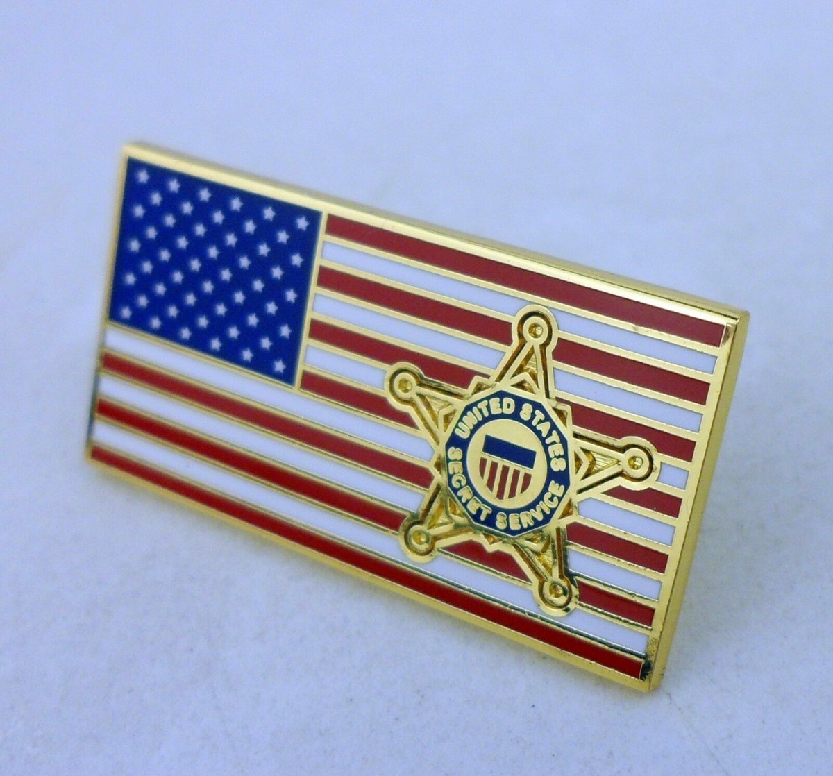 Verenigde Staten van Amerika VS Vlag Metalen Pin Badge