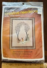 Bucilla Creative Needlecraft Kit Winter Wonderland No. 1954 Embroidery 22x28