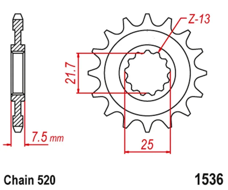 520 16T Front Sprocket Pinions For Kawasaki ZX-6R Ninja 07-18 | eBay