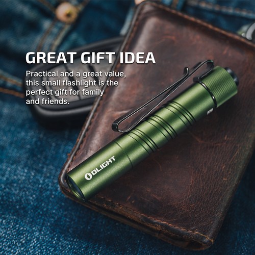 Olight i3T 2 EOS Small EDC Flashlight AAA Battery OD Green Dual Output AAA - Picture 11 of 18