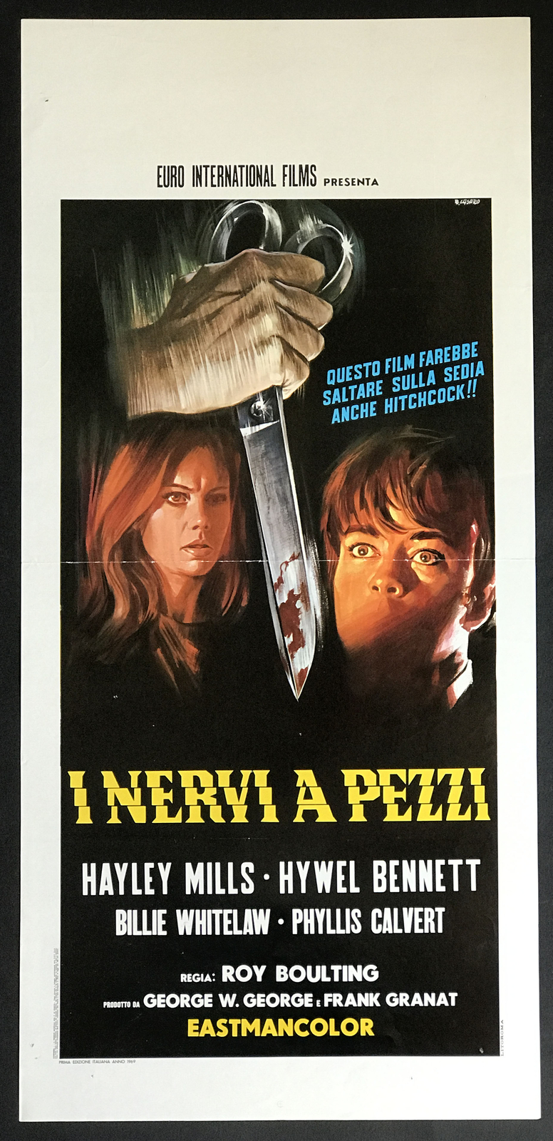 Locandina originale film I nervi a pezzi (1968) - Regia di John Boulting, Roy Boulting