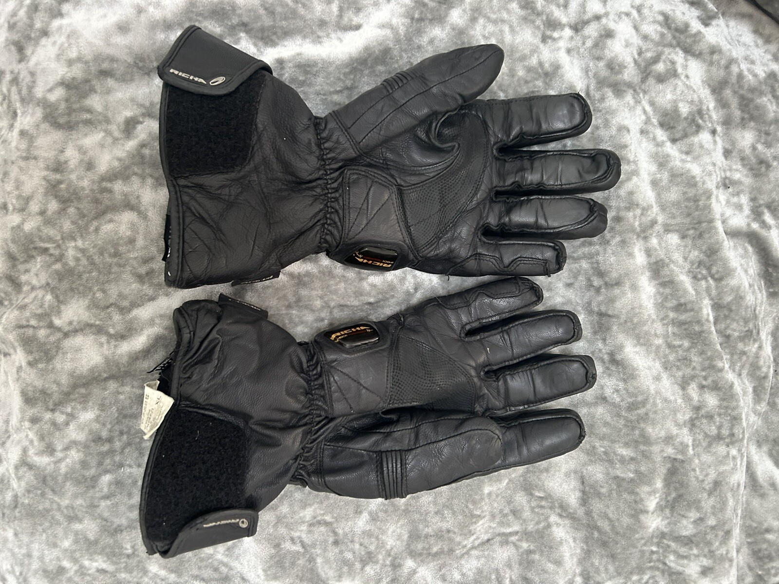 Richa GoreTex Leather Waterproof Motorcycle Motorbike Touring Gloves