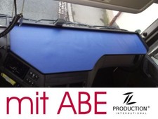 LKW-Tisch DAF Euro 6 (XF106) durchgehender Ablagetisch mit Antirutschmatte blau