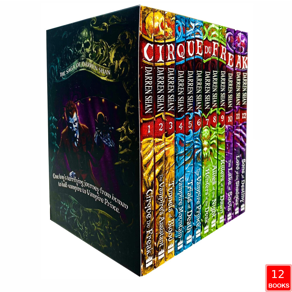 The Saga of Darren Shan Complete Collection Cirque Du Freak Books 1 - 12 Box Set